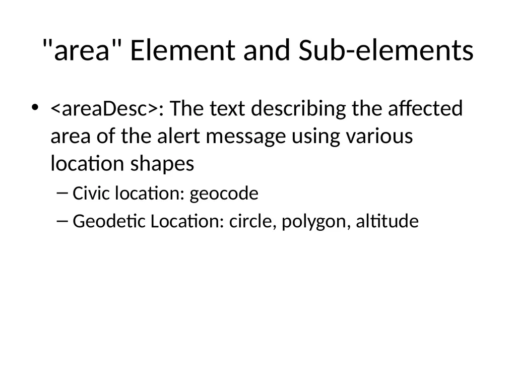Common Alerting Protocol (CAP) based Emergency - slide 12 of 13