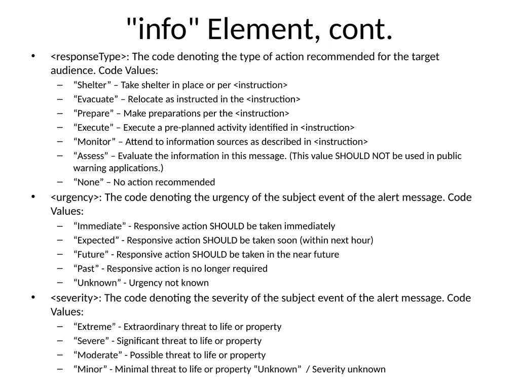 Common Alerting Protocol (CAP) based Emergency - slide 9 of 13