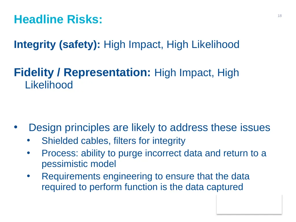Combining Data Safety and Cyber Security: An - slide 18 of 22
