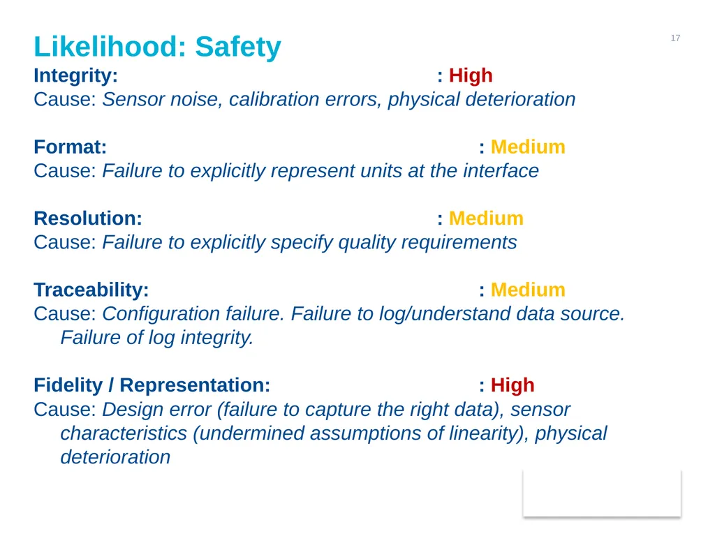 Combining Data Safety and Cyber Security: An - slide 17 of 22