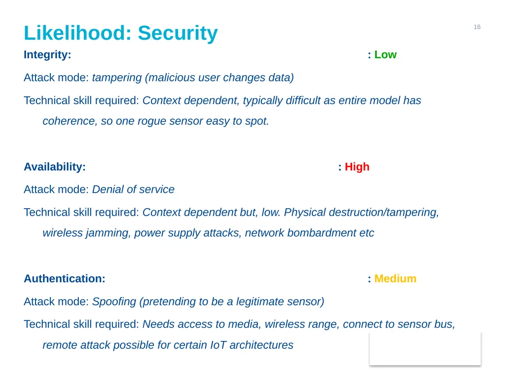 Combining Data Safety and Cyber Security: An - slide 16 of 22