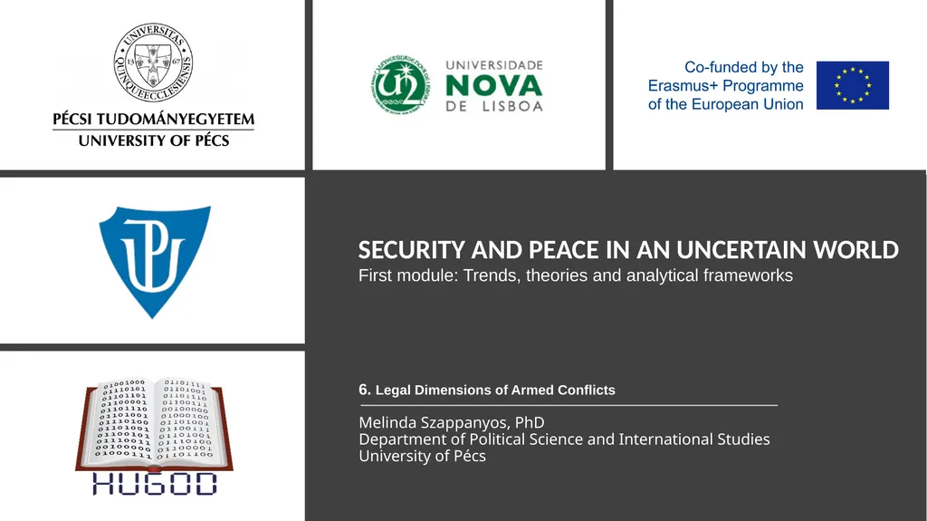 6. Legal Dimensions of Armed Conflicts Melinda