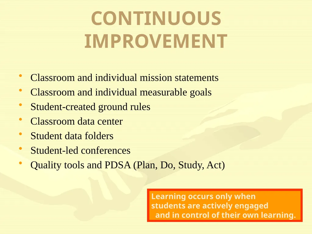 CLASSROOM MANAGEMENT WORKSHOP Joshua Independent - slide 17 of 27