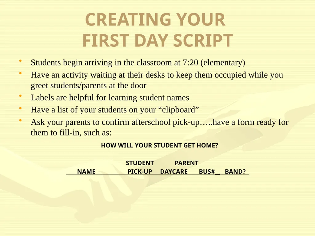 CLASSROOM MANAGEMENT WORKSHOP Joshua Independent - slide 10 of 27