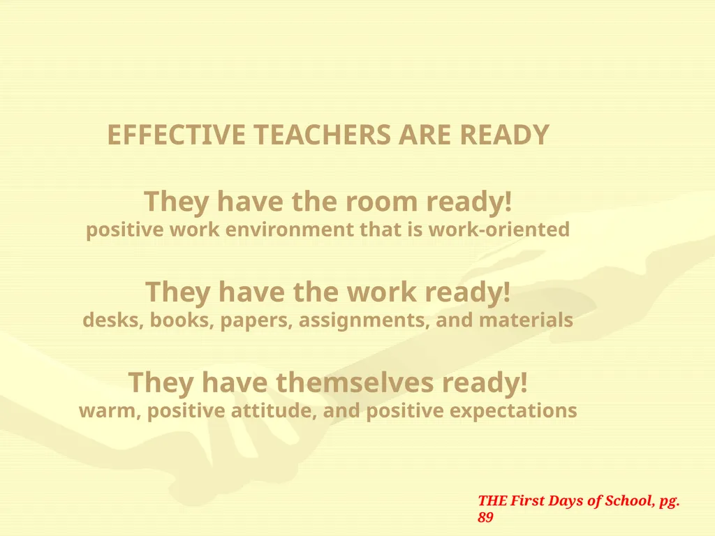 CLASSROOM MANAGEMENT WORKSHOP Joshua Independent - slide 6 of 27