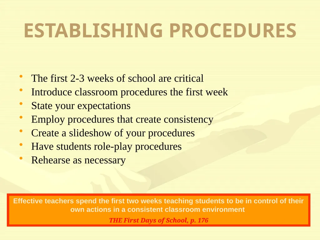 CLASSROOM MANAGEMENT WORKSHOP Joshua Independent - slide 11 of 27