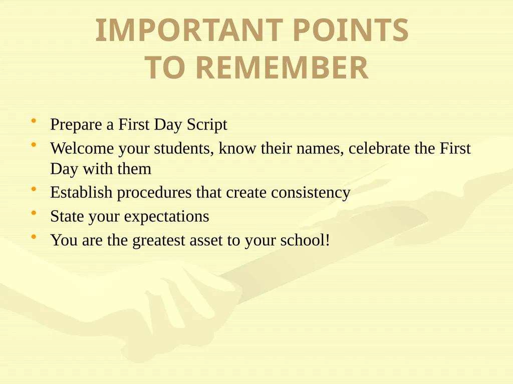 CLASSROOM MANAGEMENT WORKSHOP Joshua Independent - slide 24 of 27