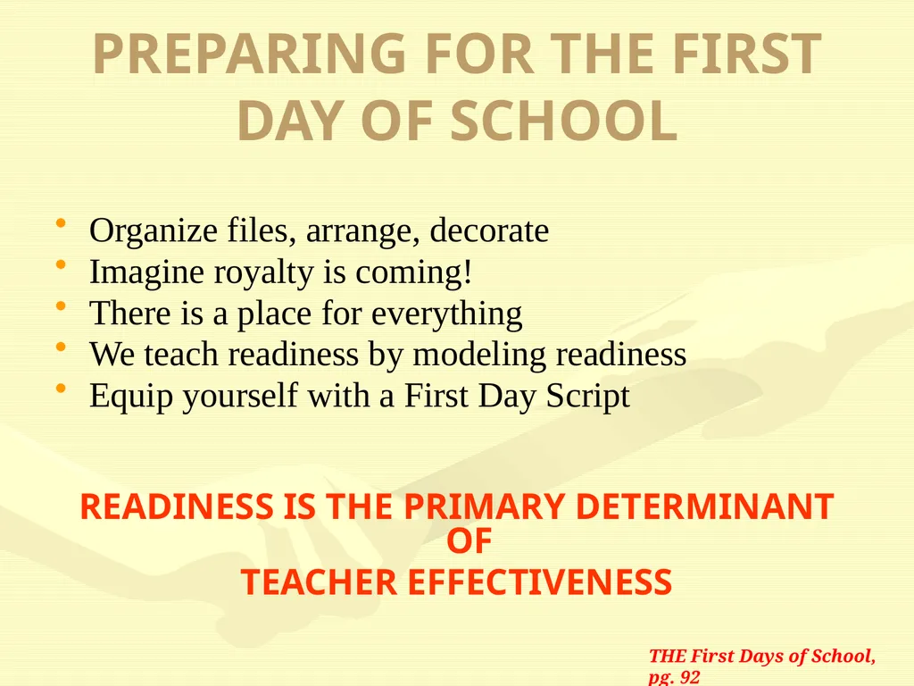 CLASSROOM MANAGEMENT WORKSHOP Joshua Independent - slide 8 of 27