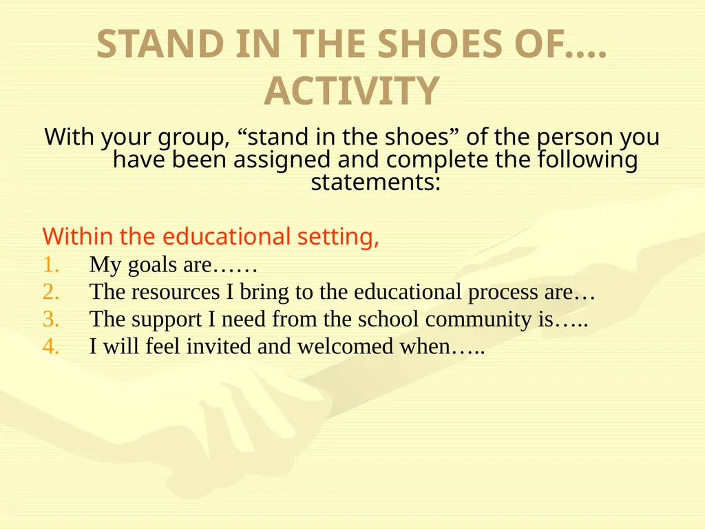 CLASSROOM MANAGEMENT WORKSHOP Joshua Independent - slide 20 of 27