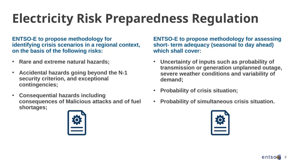 1 The Risk Preparedness Methodologies – Overview - slide 2 of 21