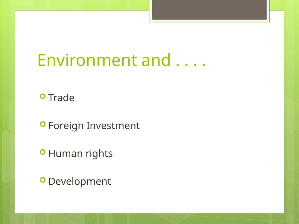 International Environmental Law: Overview 1 April - slide 6 of 19