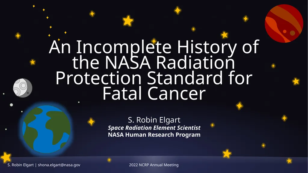 An Incomplete History of the NASA Radiation