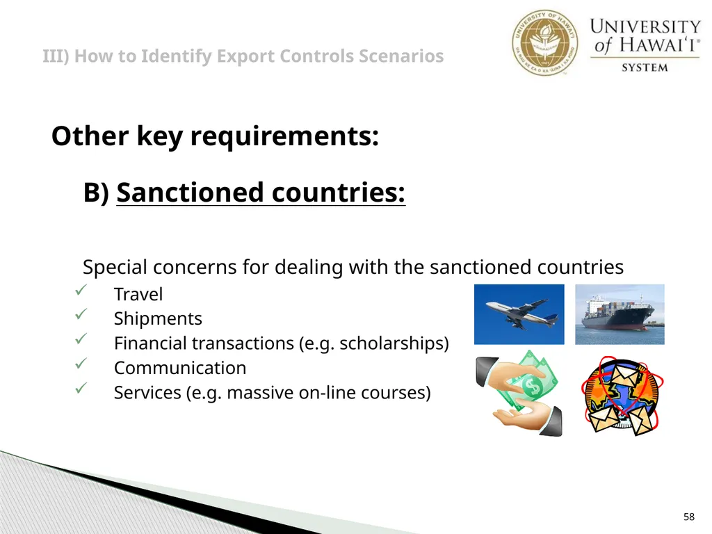 Export Controls UH Office of Export Controls (OEC) - slide 58 of 72