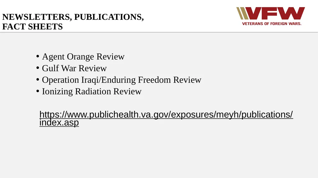 Entitlement to Basic VA Medical Care VFW Basic - slide 11 of 24