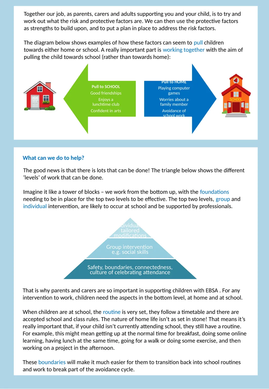 Emotionally Based School Avoidance Information for - slide 2 of 4