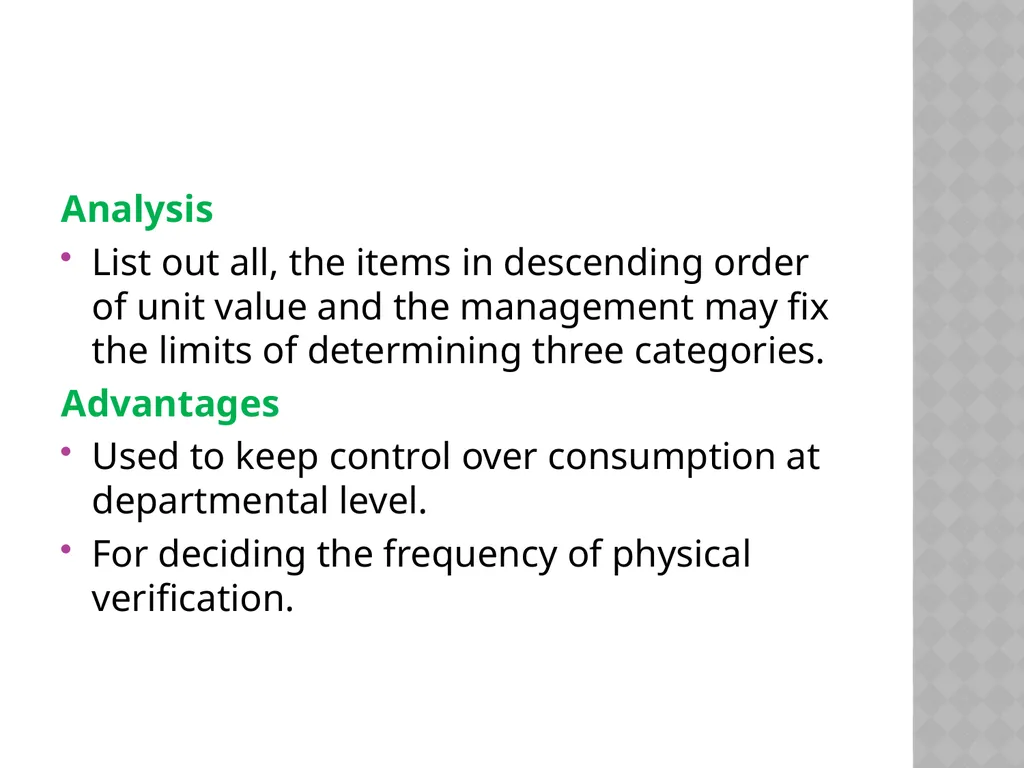 INVENTORY CONTROL Reena Vincent Professor JMCON - slide 57 of 78
