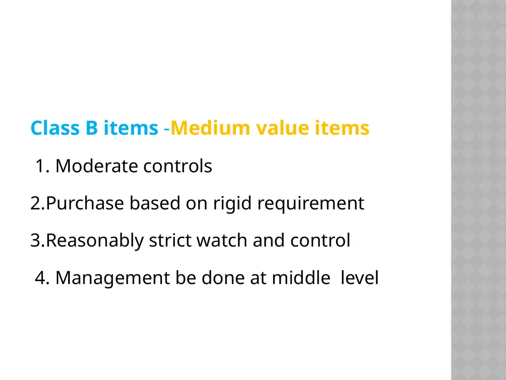 INVENTORY CONTROL Reena Vincent Professor JMCON - slide 30 of 78