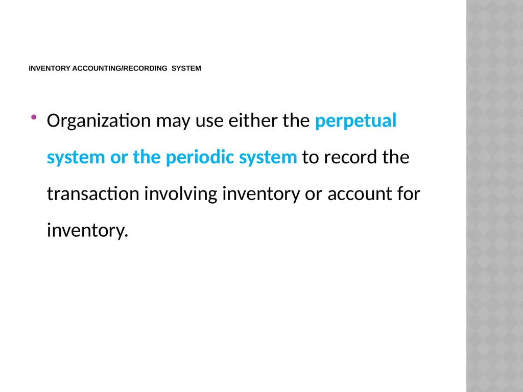 INVENTORY CONTROL Reena Vincent Professor JMCON - slide 71 of 78