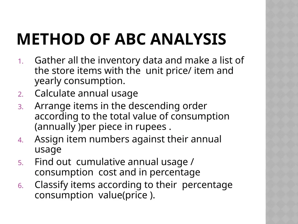 INVENTORY CONTROL Reena Vincent Professor JMCON - slide 35 of 78