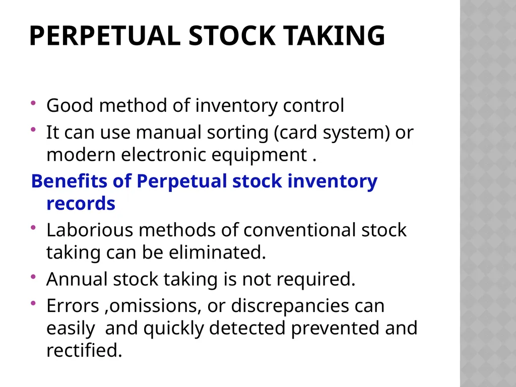 INVENTORY CONTROL Reena Vincent Professor JMCON - slide 73 of 78