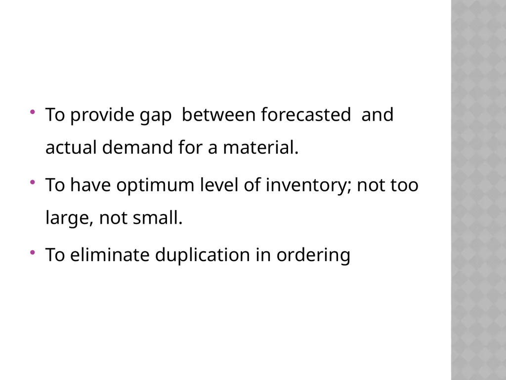 INVENTORY CONTROL Reena Vincent Professor JMCON - slide 10 of 78