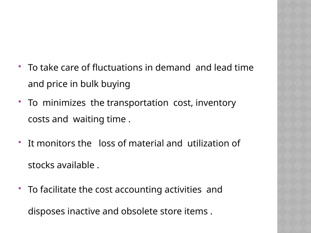 INVENTORY CONTROL Reena Vincent Professor JMCON - slide 11 of 78