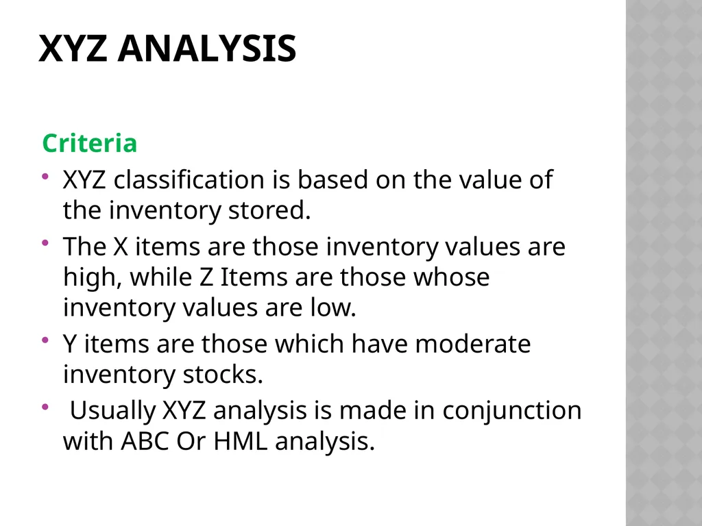 INVENTORY CONTROL Reena Vincent Professor JMCON - slide 58 of 78