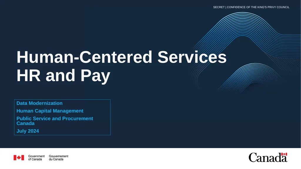 Human-Centered Services HR and Pay Data - slide 1 of 11