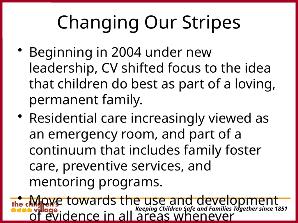 Transforming Residential Care in Preparation for - slide 11 of 16