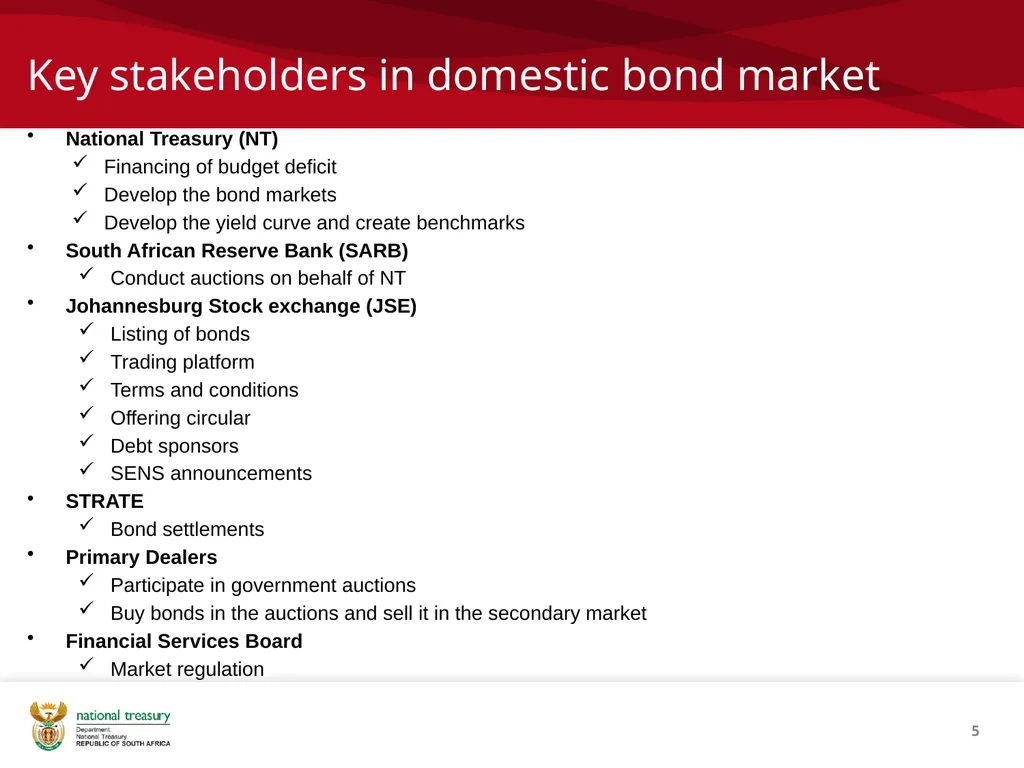 1 Overview of SA’s debt management process Tebogo - slide 5 of 19
