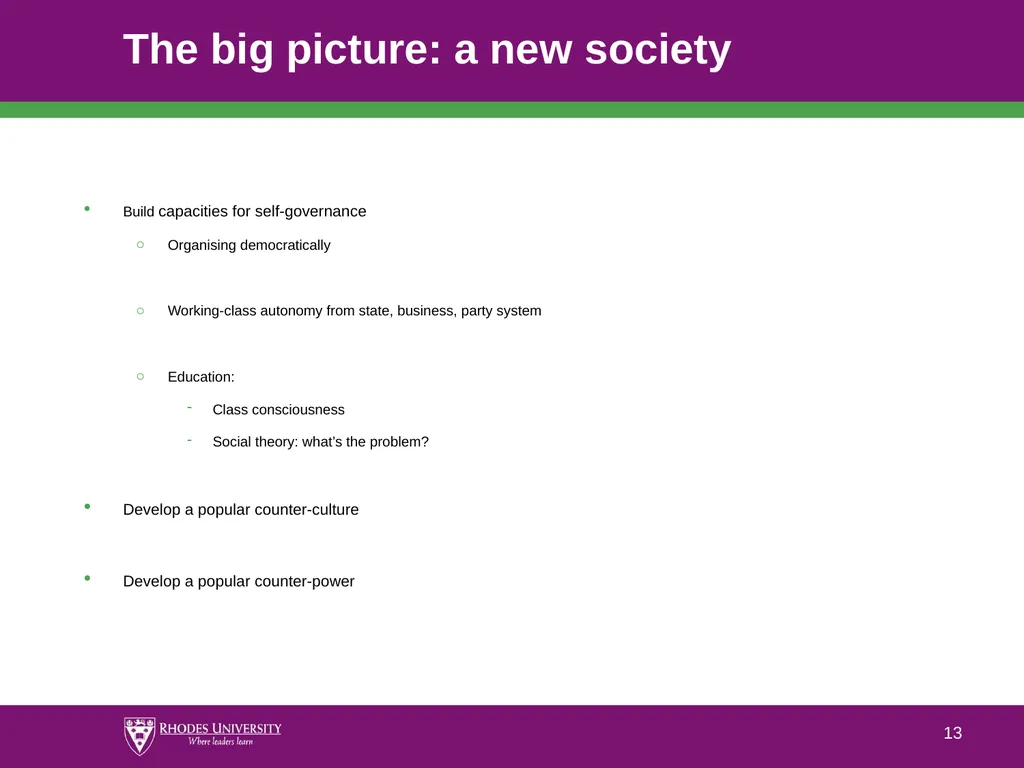 Positioning young workers for their rightful place - slide 13 of 14