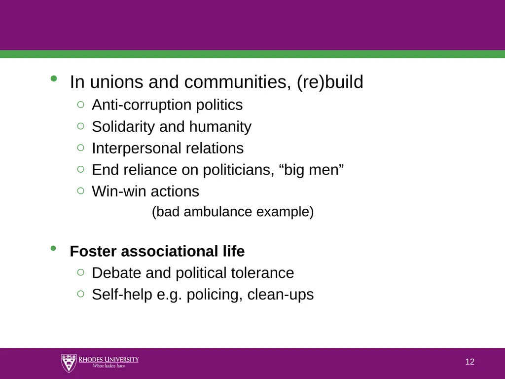 Positioning young workers for their rightful place - slide 12 of 14