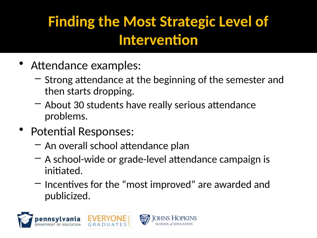 MODULE 4: Root cause analysis and Strategic Levels - slide 31 of 37