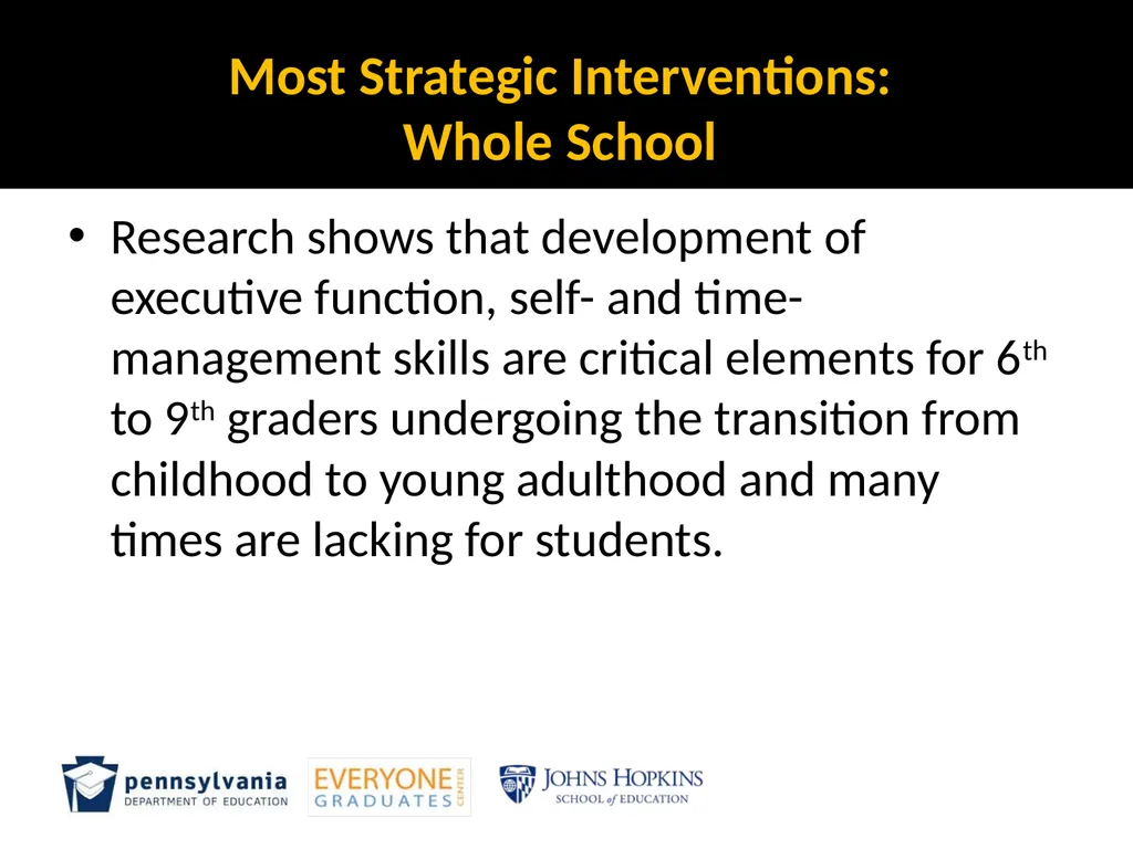 MODULE 4: Root cause analysis and Strategic Levels - slide 32 of 37