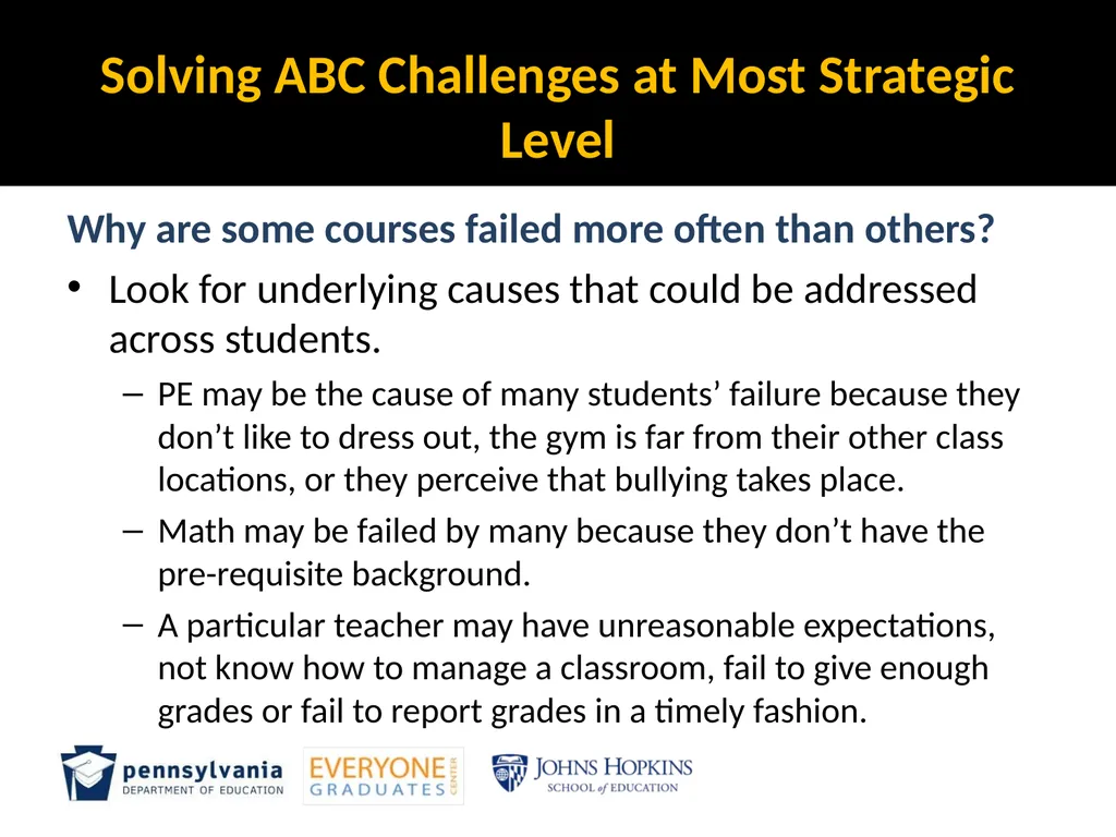 MODULE 4: Root cause analysis and Strategic Levels - slide 29 of 37