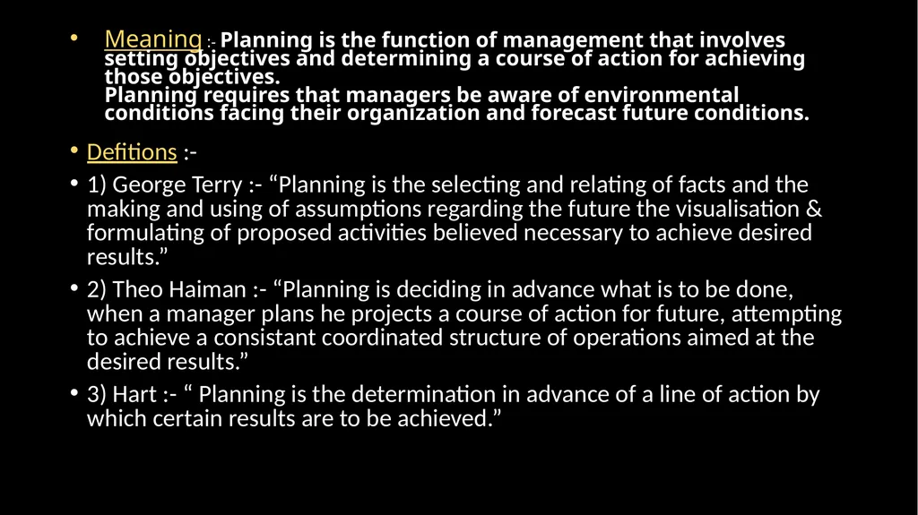 Meaning Definition Nature/scope/Features Steps in - slide 2 of 10