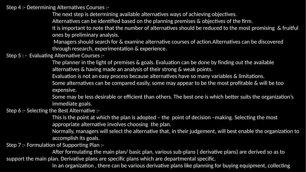 Meaning Definition Nature/scope/Features Steps in - slide 9 of 10