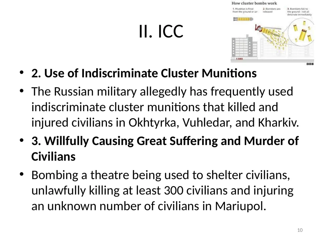 EFFORTS AT ACCOUNTABILITY FOR RUSSIAN-UKRAINE - slide 10 of 20