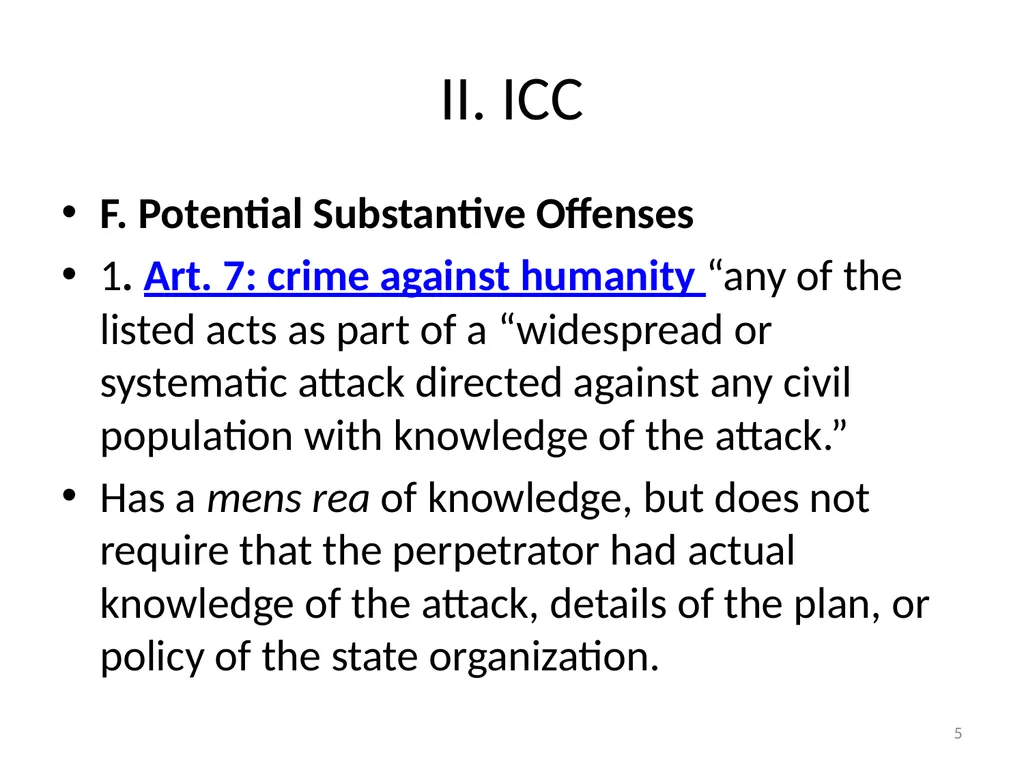 EFFORTS AT ACCOUNTABILITY FOR RUSSIAN-UKRAINE - slide 5 of 20