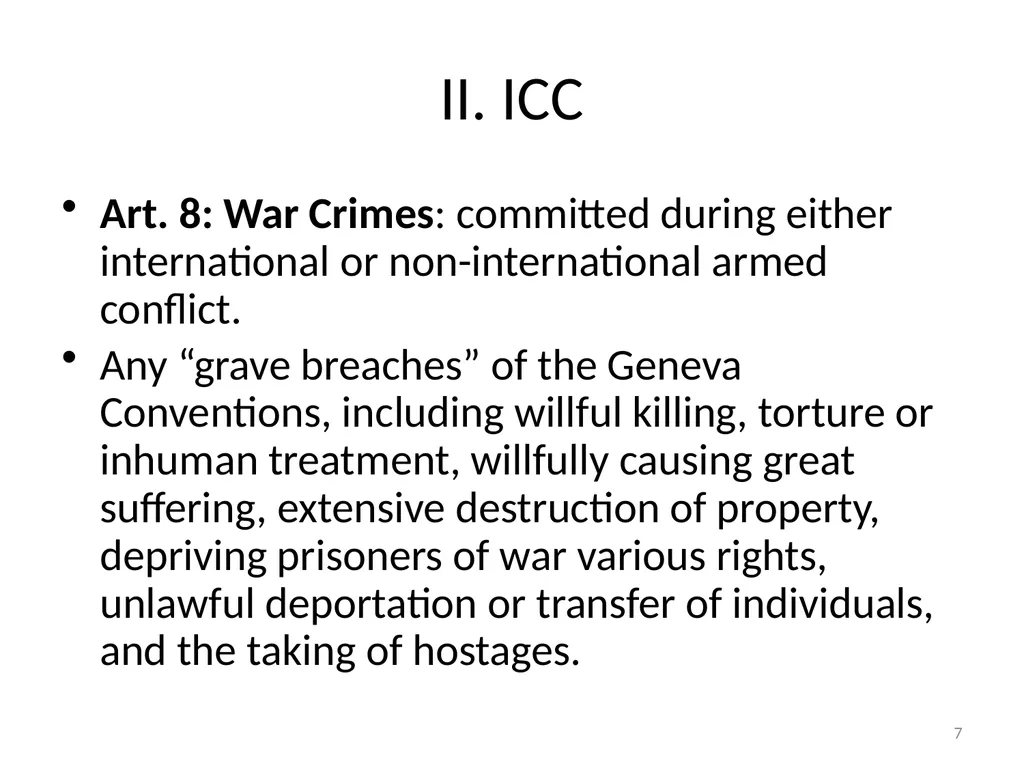 EFFORTS AT ACCOUNTABILITY FOR RUSSIAN-UKRAINE - slide 7 of 20