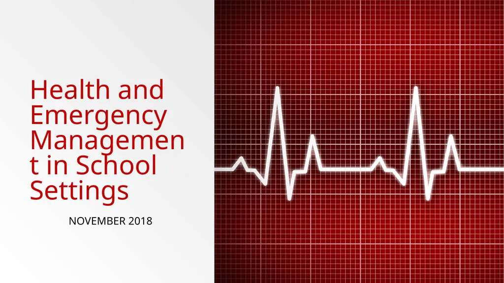 Health and Emergency Management in School Settings