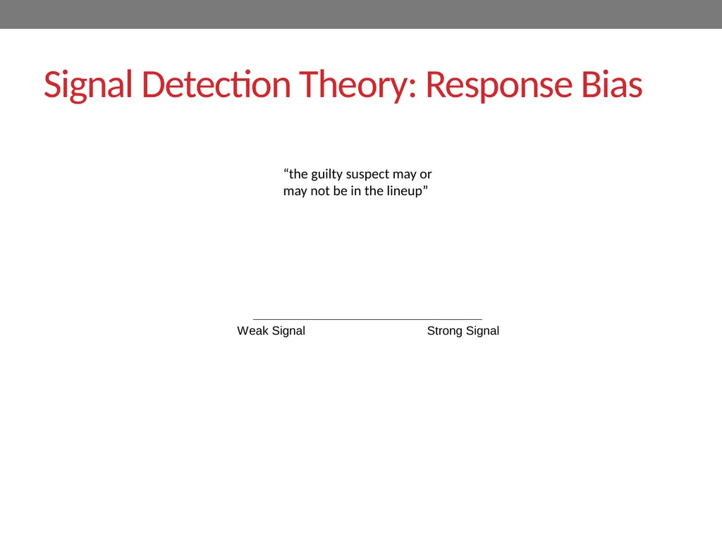 Signal-detection theory and receiver operating - slide 21 of 41