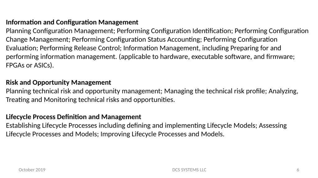Skills Areas Performed by Certified Systems - slide 6 of 7