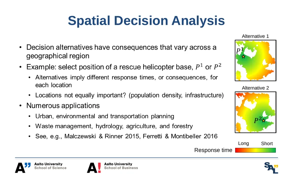 Spatial Multi-Attribute Decision Analysis with - slide 2 of 19