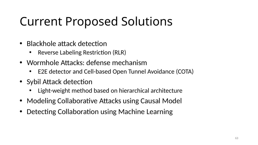 COLLABORATIVE ATTACKS AND DEFENSE Bharat Bhargava - slide 63 of 99