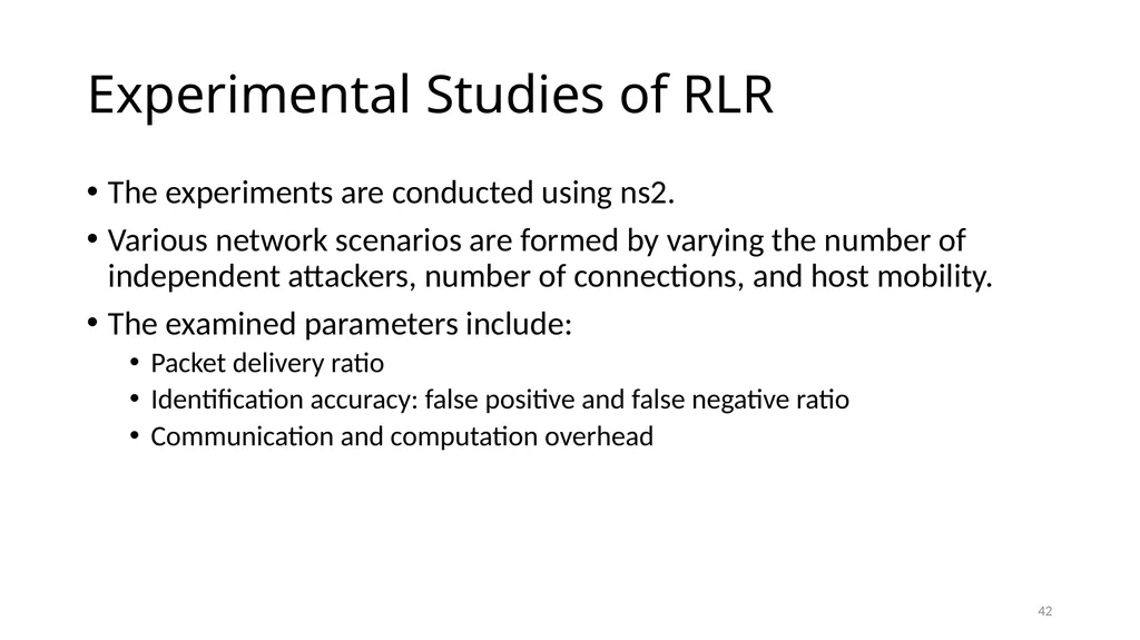 COLLABORATIVE ATTACKS AND DEFENSE Bharat Bhargava - slide 42 of 99
