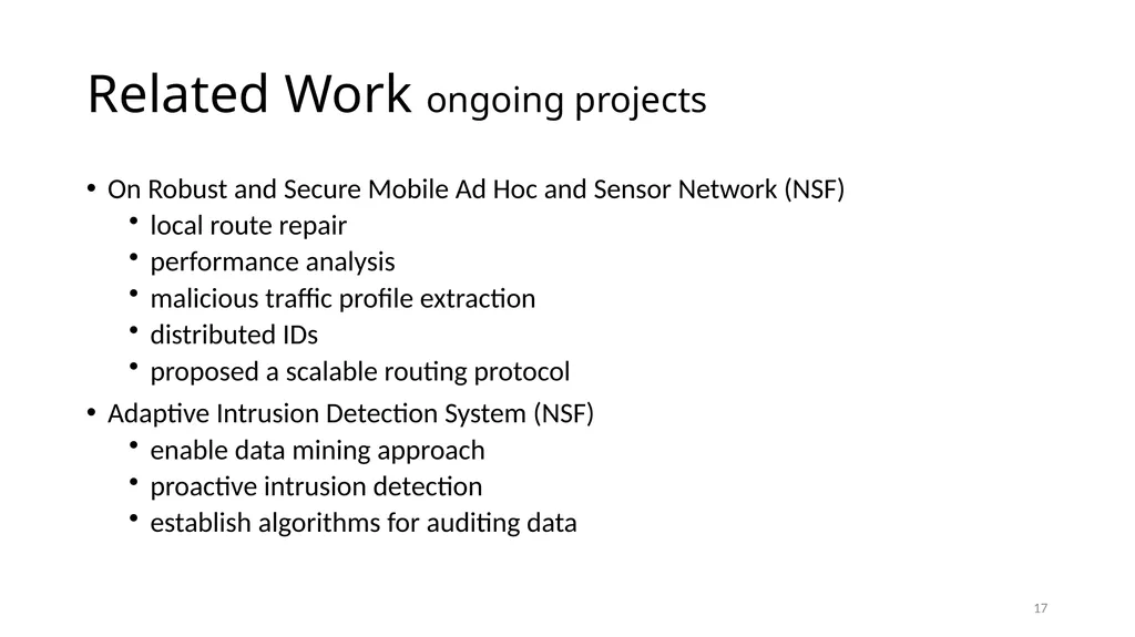 COLLABORATIVE ATTACKS AND DEFENSE Bharat Bhargava - slide 17 of 99