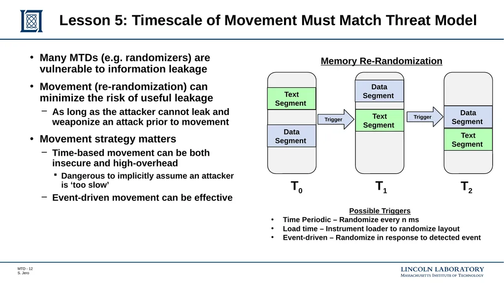 Lessons Learned in Network and Memory-Based Moving - slide 12 of 18