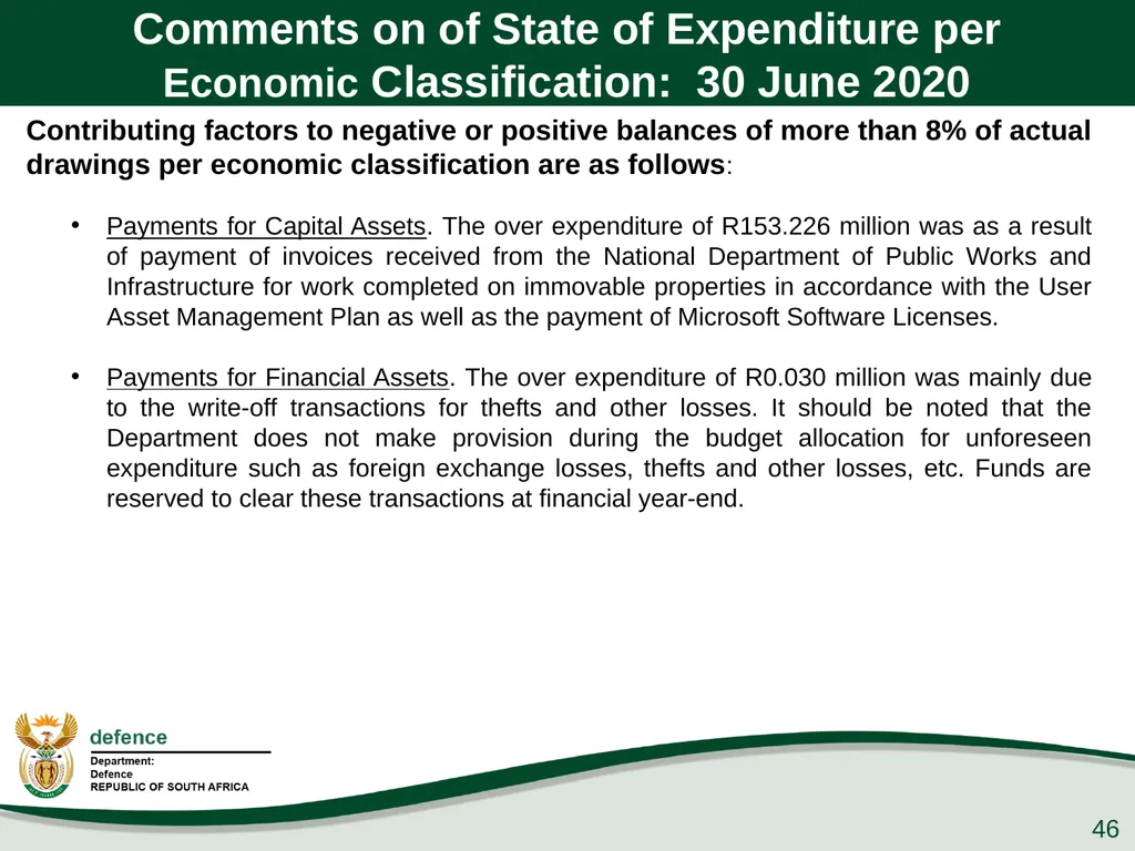 Q1 Performance Report Presentation to the PCD&MV - slide 46 of 53