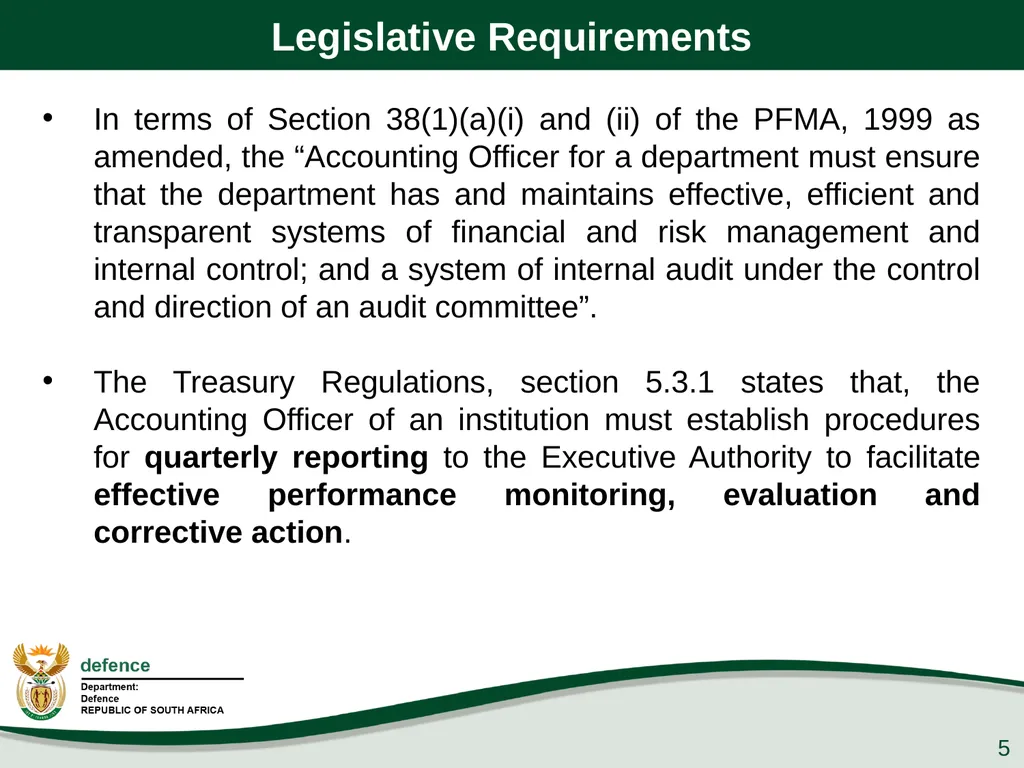 Q1 Performance Report Presentation to the PCD&MV - slide 5 of 53